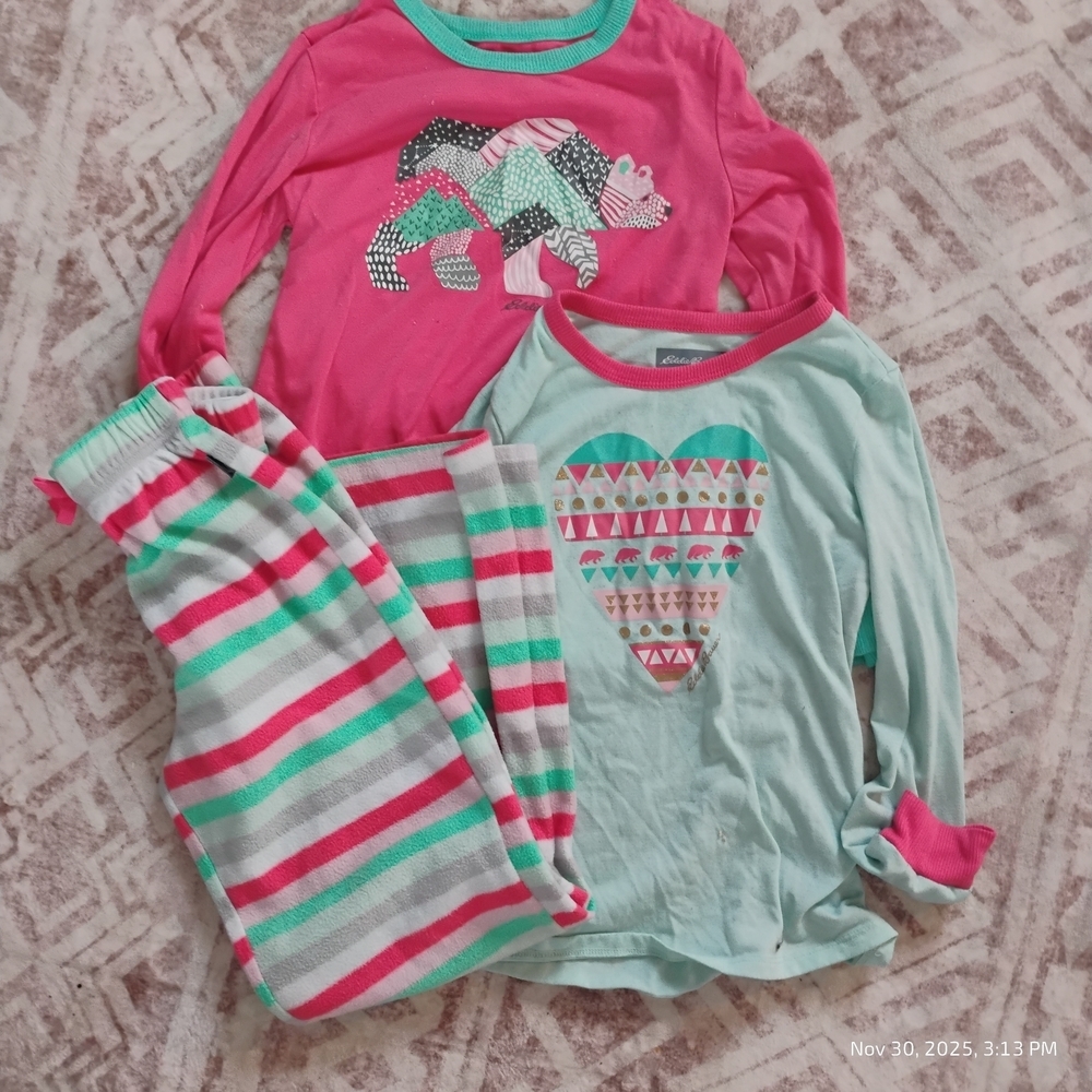 Eddie Bauer Kids Pajamas Set - Pink and Mint